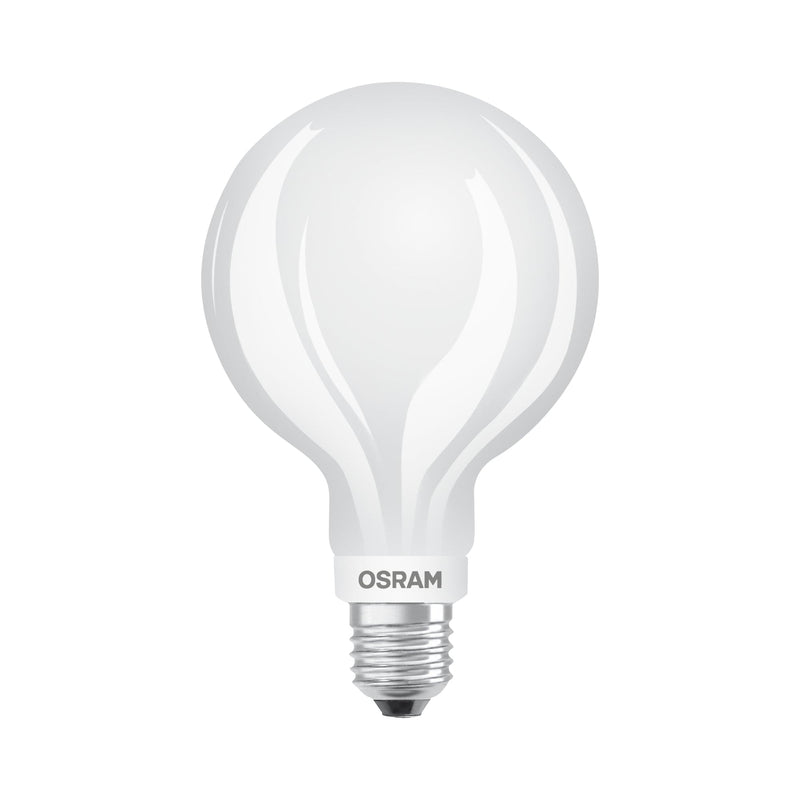 Osram 12W Parathom Frosted LED Globe Ball ES/E27 Dimmable Very Warm White - 288447-439054, Image 1 of 3