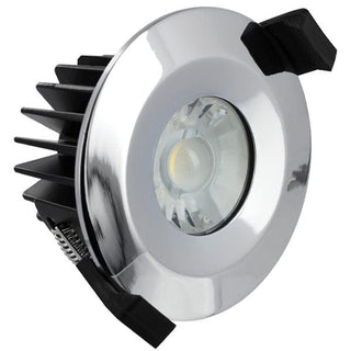 Integral Low-Profile Fire Rated Downlight 70-75Mm Cutout Ip65 440Lm 6W 4000K 38 Beam Dimmable 73Lm/W Satin Nickel - ILDLFR70B015