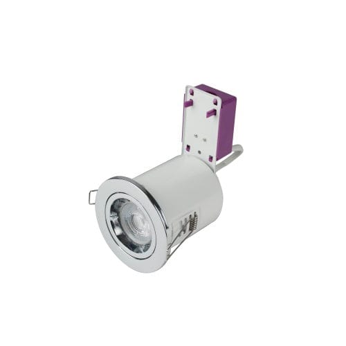 Robus Starling 50W Mains Voltage Die Cast Fire Rated Downlight, Ip20, 91MM, Chrome - RSF201-03, Image 1 of 2