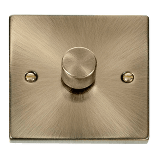 Click Scolmore Deco 1 Gang 400W-VA 2 Way Resistive-Inductive Dimmer Switch - VPAB140