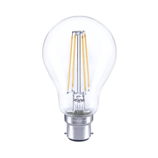 Integral 7W LED BC/B22 GLS Classic Warm White 300 Dimmable Clear - ILGLSB22DC055