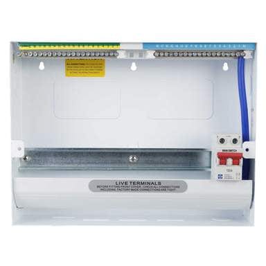 Lewden 14 + 1 Way 100A Isolator Incomer Metal Clad Consumer Unit - PRO-MX16M, Image 2 of 2