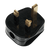 Click Scolmore Essentials Uk Resiliant 13A Plug (13A) Black - PA310