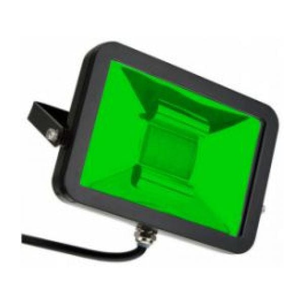 Deltech Slimline 10W LED Floodlight - Green - FLA10GR, Image 1 of 1