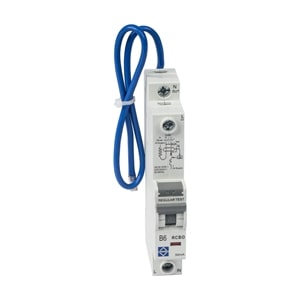 Lewden 50A 1-Pole Class A 6kA RBCO B Curve 30mA - RCBO-B50-30-SPA