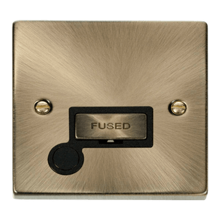 Click Scolmore Deco Ingot 13A Flex Outlet Fused Spur Unit - VPAB550BK