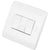 Click Scolmore Mode 10A 3 Gang 2 Way Light Switch Polar White - CMA013