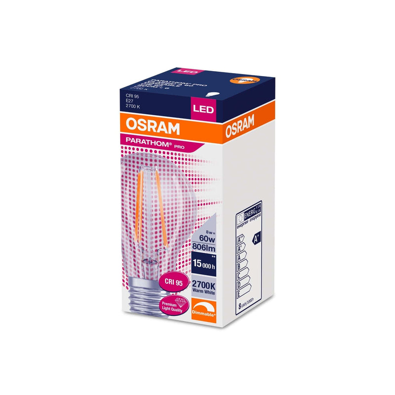 Osram-Ledvance 7.5W-60W Dimmable GLS E27 300°, 2700K - 591790- - A60DFC927E27, Image 3 of 3