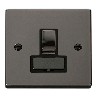 Click Scolmore Deco Ingot 13A Switched Fused Spur Unit - VPBN751BK