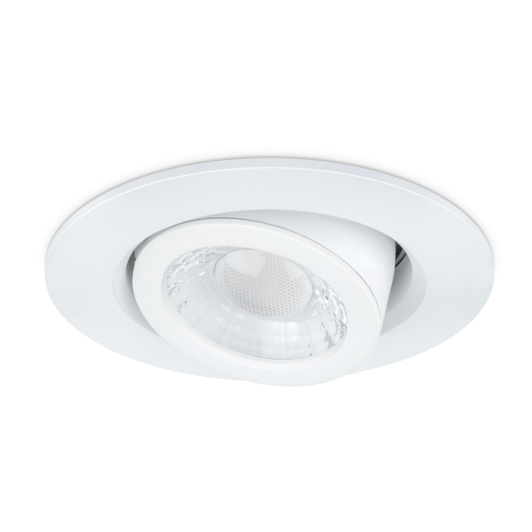 JCC Pro 7.5W Tilt LED Downlight on a white background
