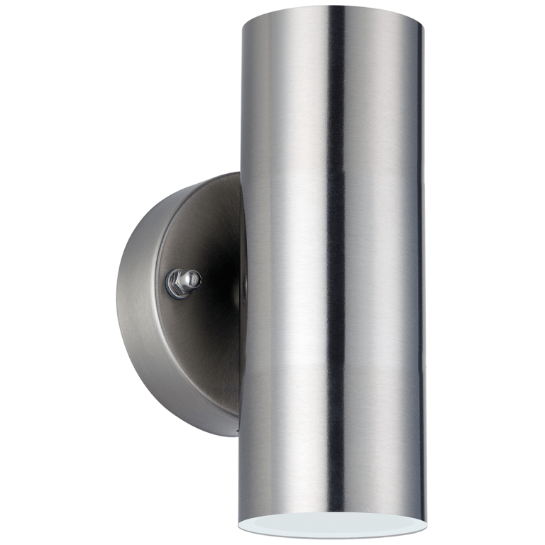 Luceco 8W Integrated LED Outdoor Up/Down Light - Stainless Steel - LEXDSS5UD30, Image 1 of 1