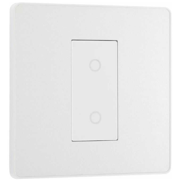 BG Evolve Pearl White 200W Single Touch Dimmer Switch 2-Way Master - PCDCLTDM1W, Image 1 of 3