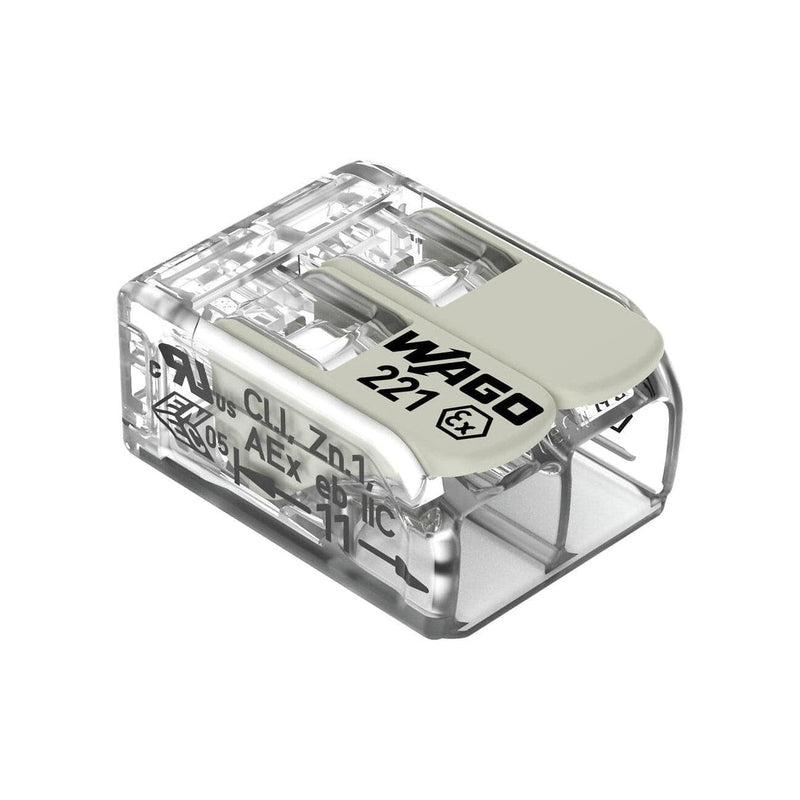 Wago 4mm² EX Compact Connector 2-Conductorswith Operating Levers - 221-482, Image 1 of 1
