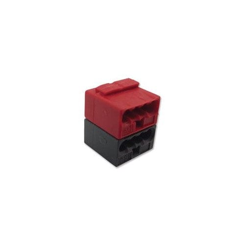 Wago Micro Push Wire Connector 4-Conductor Terminal Block Red - 243-804, Image 1 of 1
