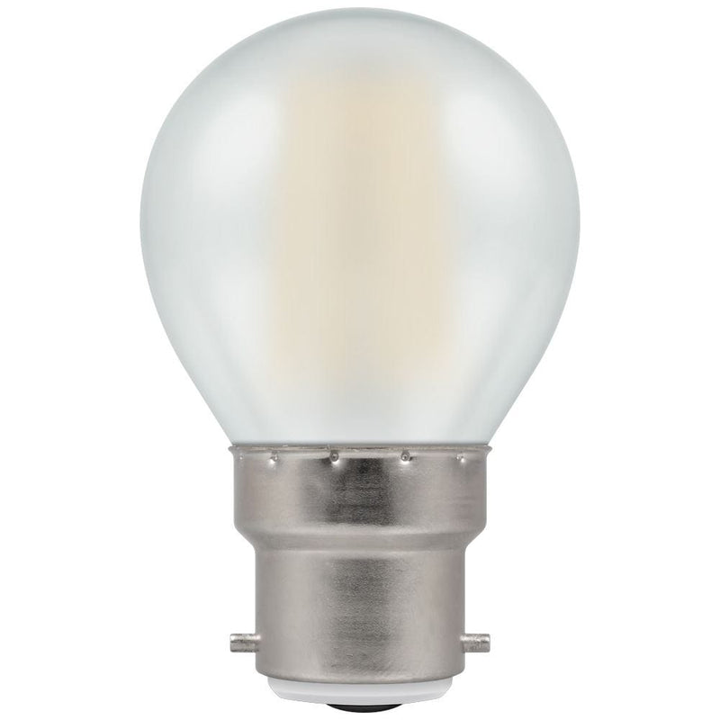 Crompton LED Round BC B22 Filament Dimmable Pearl 5W - Warm White, Image 1 of 1