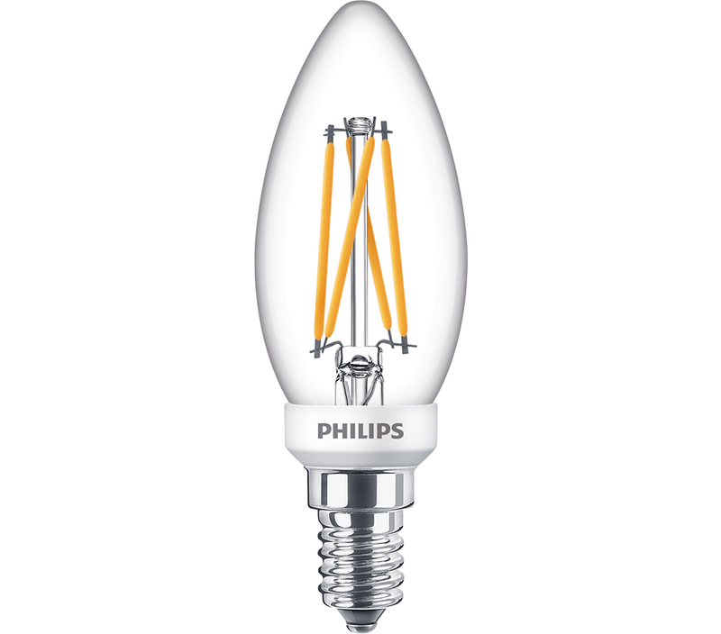 Philips Classic 6W E14/SES Candle Dimmable Very Warm White - 64628800, Image 1 of 1