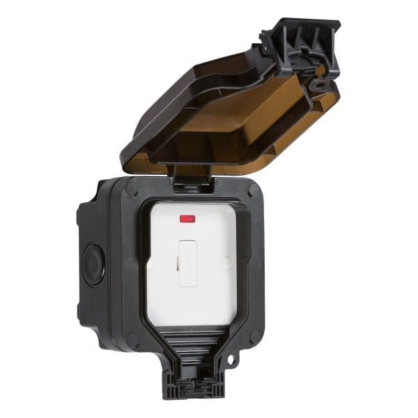 Knightsbridge IP66 13A fused spur unit with neon - OP6N, Image 1 of 1