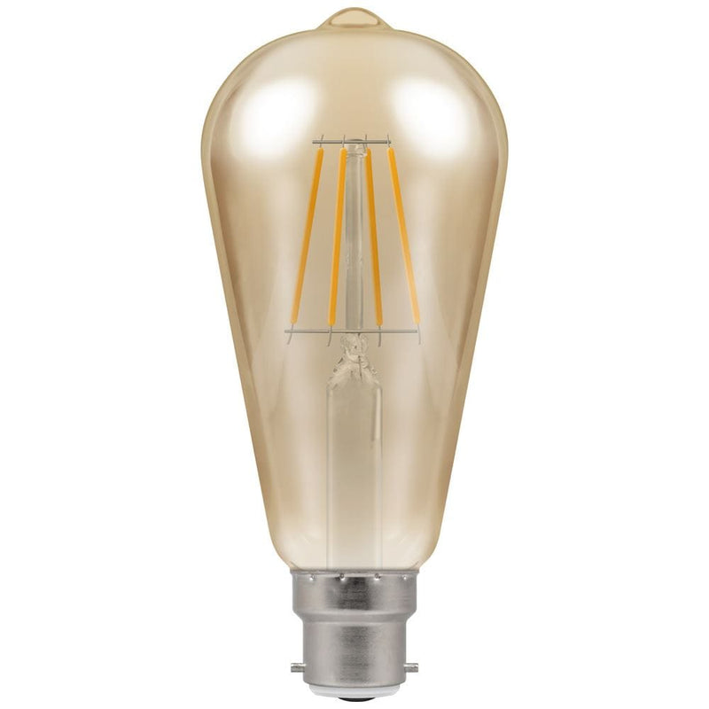 Crompton LED ST64 Filament Antique 5W Dimmable 2200K BC-B22d - CROM4221, Image 1 of 1