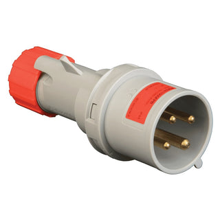 Lewden 32A 3P+E 415V Plug IP44 - PM32-1500FPB