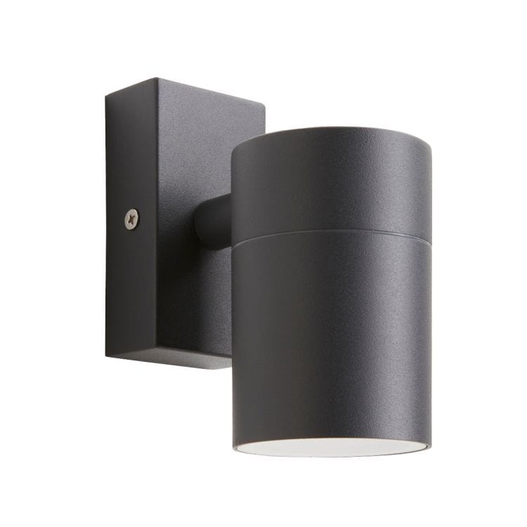 Forum Leto Fixed Wall GU10 Downlight IP44 - Anthracite - ZN-37940-ANTH, Image 1 of 1