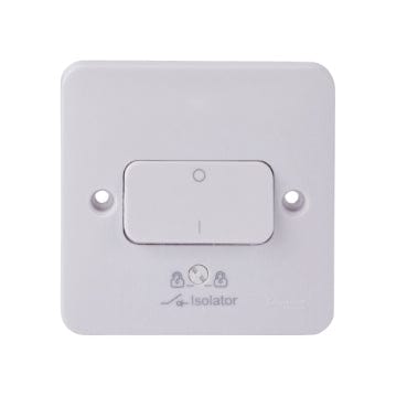 Schneider LWM 10A 3 Pole Fan Isolator Switch White - GGBL1013, Image 1 of 3