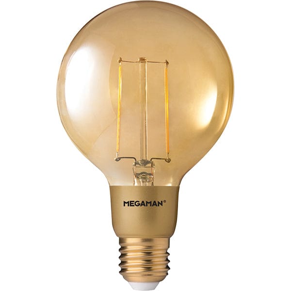 Megaman 3W LED Gold Filament Classic ES E27 Dimmable - 146249, Image 1 of 1