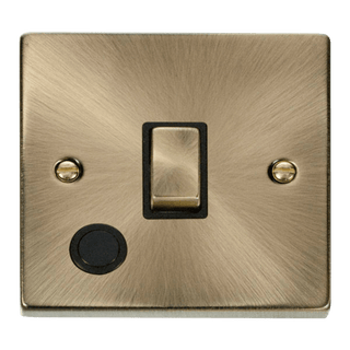 Click Scolmore Deco Ingot 20A 2 Pole Flex Outlet Switch - VPAB522BK