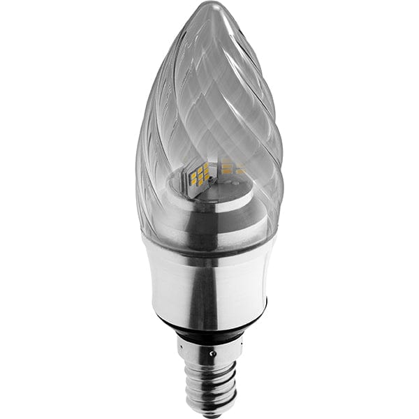 Kosnic 5.5W KTC LED E14/SES Twisted Candle Warm White - KTC5.5TWT/E14-SLV-N30, Image 1 of 1