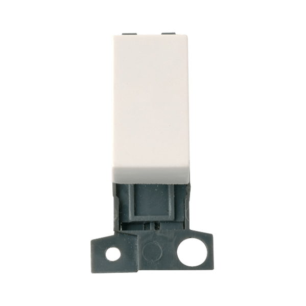 Click Scolmore MiniGrid 10A 2 Way Switch Module White - MD002PW, Image 1 of 1