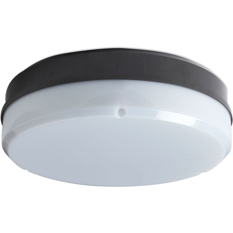 Robus Compact 2D Emergency Surface Fitting with Opal And Prismatic Diffuser - Black Base - RC282DEPO-04, Image 1 of 1