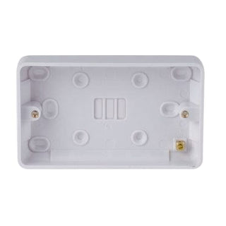 Schneider Lisse 2 gang 25mm surface pattress - GGBL9225