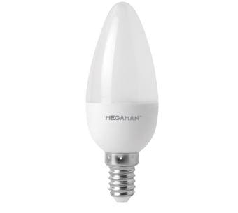 Megaman RichColour 5.5W LED E14/SES Candle Warm White 360° 470lm Dimmable - 142556