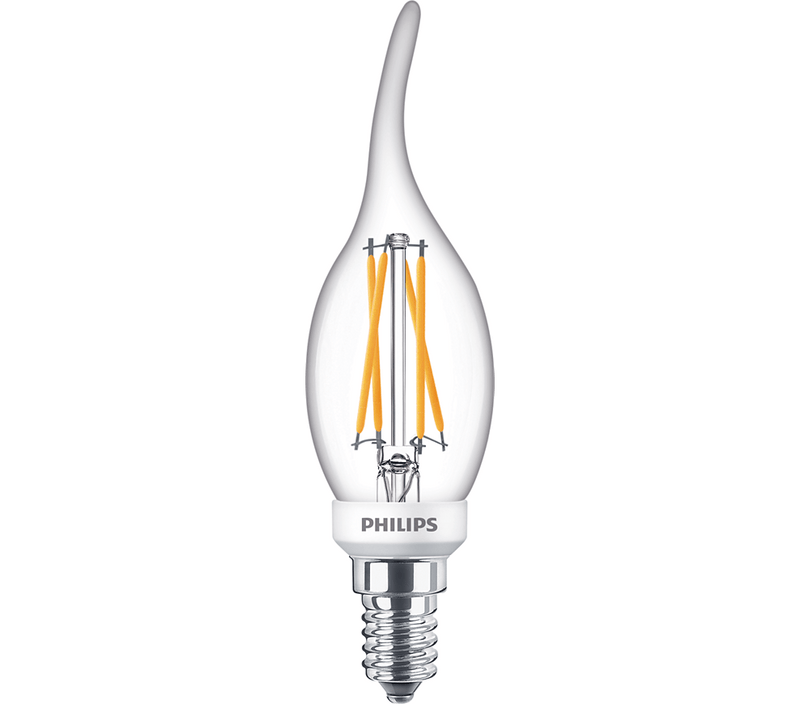 Philips Classic 6W E14/SES Candle Dimmable Very Warm White - 64634900, Image 1 of 1