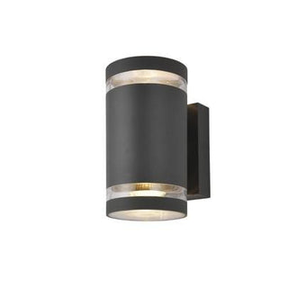 Forum Lens Wall GU10 Up/Downlight IP44 - Anthracite - ZN-29189-GRY