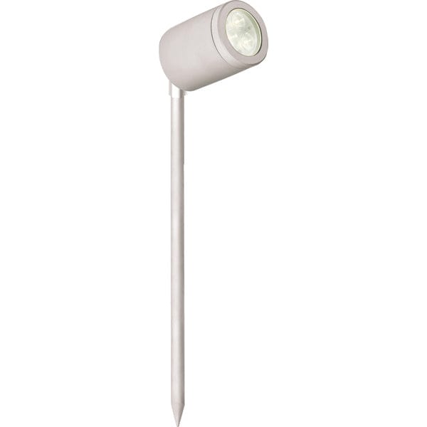 Collingwood 3W Silver Straight to Mains LED Garden Spike Light 38 Degree - Warm White, Image 1 of 1
