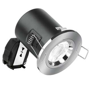 Aurora EFD 240V GU10 Downlight - Polished Chrome - EN-FD101PC