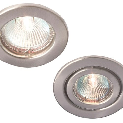 Robus RIDA 50W IP20 GU10 Pressed Steel Directional Downlight Chrome - R208PS-03, Image 2 of 2