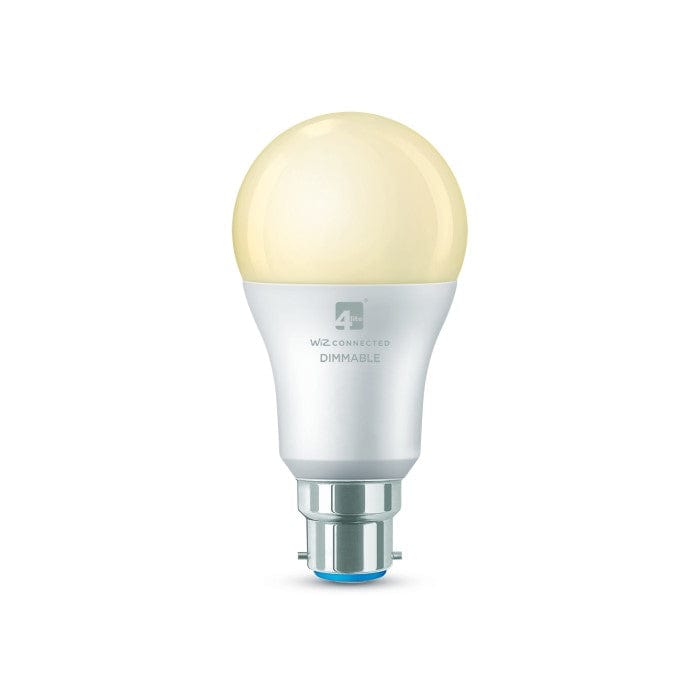 4lite 8W WiZ Connected A60 B22 Smart Bulb WW Wi-Fi BLE - 4L1-8006, Image 1 of 2