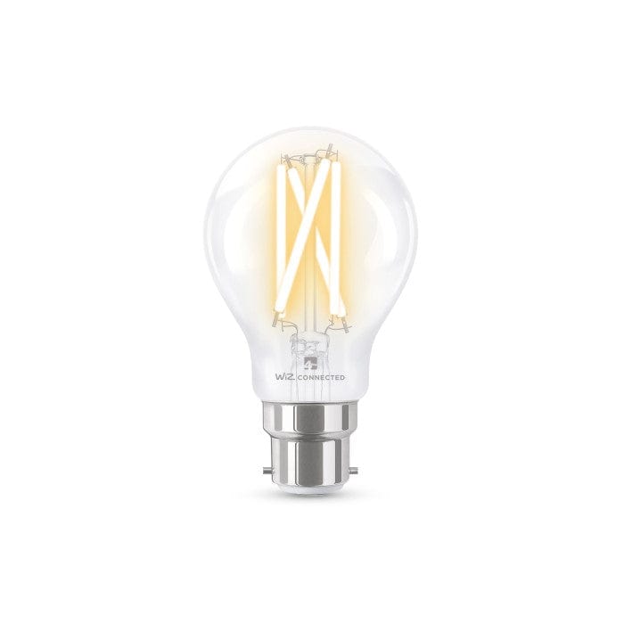 4lite 7W WiZ Connected A60 B22 Filament Bulb Clear - 4L1-8009, Image 1 of 2