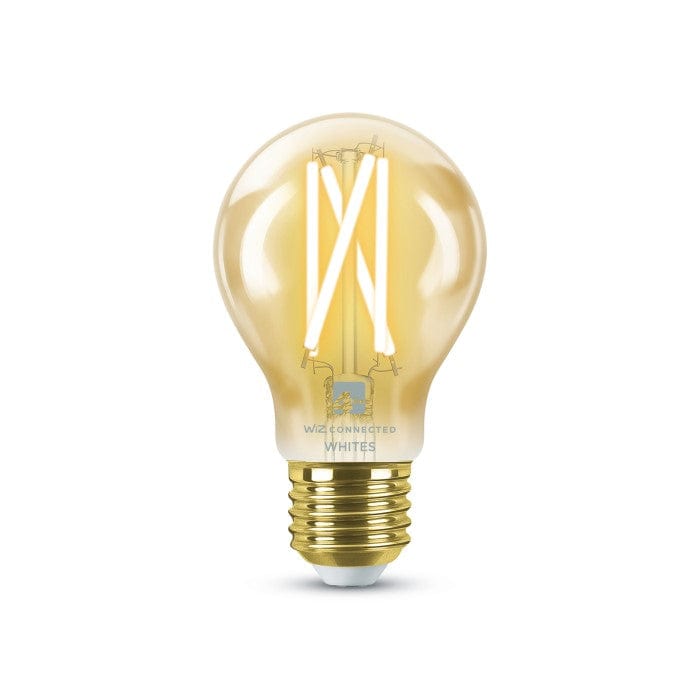 4lite 7W WiZ Connected A60 E27 Filament Bulb Amber Wi-Fi BLE - 4L1-8044, Image 1 of 2