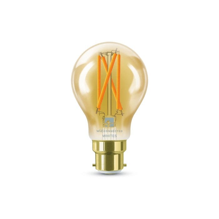 4lite 7W Wiz Connected A60 B22 Filament Bulb Amber Wi-Fi BLE - 4L1-8045, Image 1 of 2