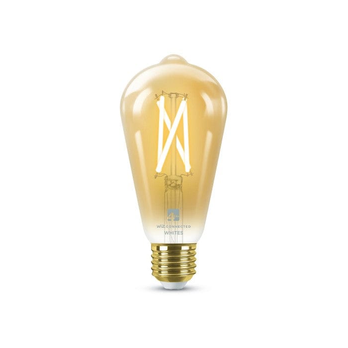 4lite WiZ Connected ST64 E27 Filament Bulb Amber WiFi/BLE - 4L1/8046, Image 1 of 2