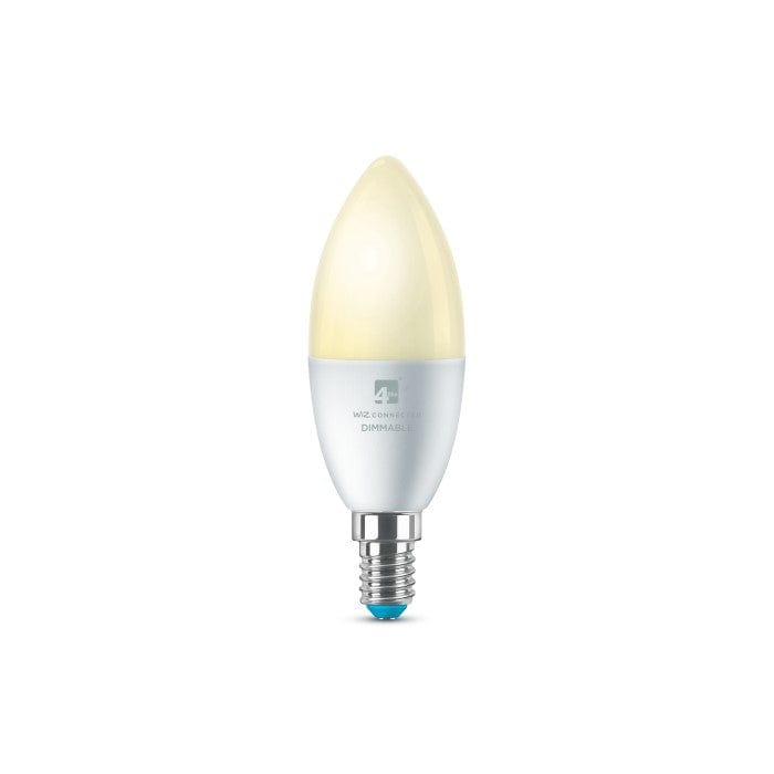 4lite 4.9W WiZ Connected C37 E14 Warm White Dimmable Wi-Fi BLE - 4L1-8048, Image 1 of 2
