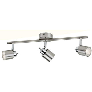 Philips Meranti 3x GU10 Ceiling Spotlight Bar Matt Chrome - 50313/17/E7