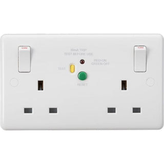 Knightsbridge 13A 2G DP RCD Switched Socket - 30mA (Type A) - CU9RCD
