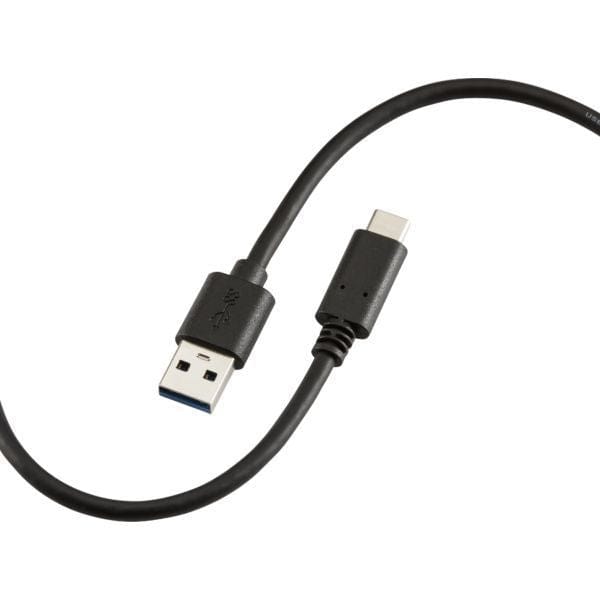 Knightsbridge 1.5m 60W USB-A to USB-C Cable - Black - AVAC15, Image 1 of 1