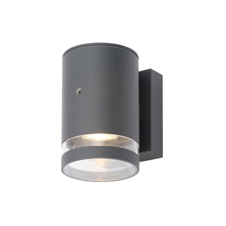 Forum Lens Wall GU10 Downlight with Photocell IP44 - Anthracite -  34043-ATR - ZN-34043-ANTH, Image 1 of 1