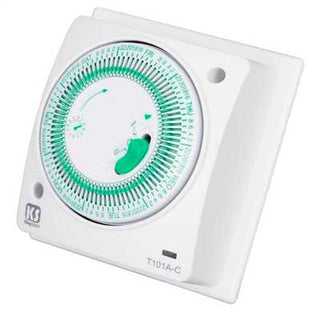 Greenbrook Timer 7 Day Mech Socket Box Mounted 16A - T101A-C