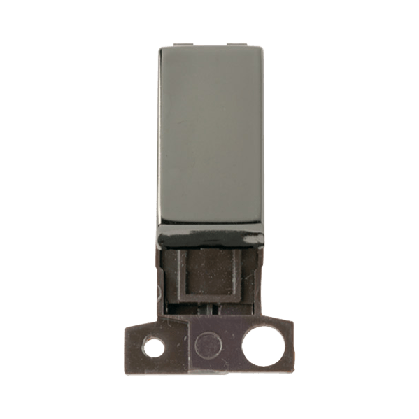 Click Scolmore MiniGrid 10A 2 Way Ingot Module Black Nickel - MD002BN, Image 1 of 1