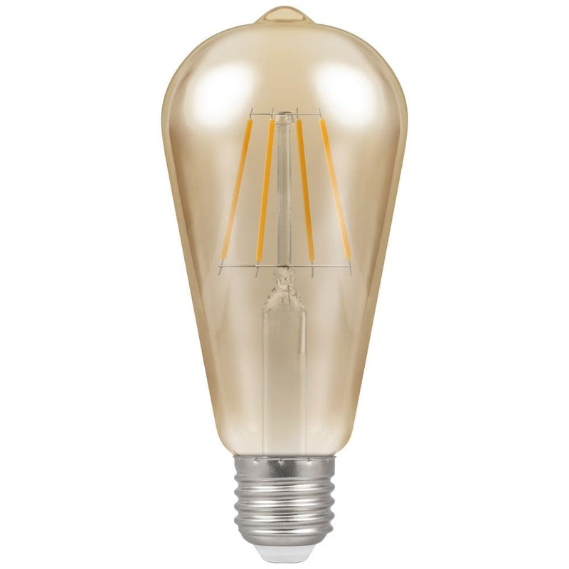 Crompton LED ST64 Filament Antique 5W Dimmable 2200K ES-E27 - CROM4238, Image 1 of 1